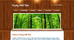 Desktop Screenshot of healingwiththeta.com